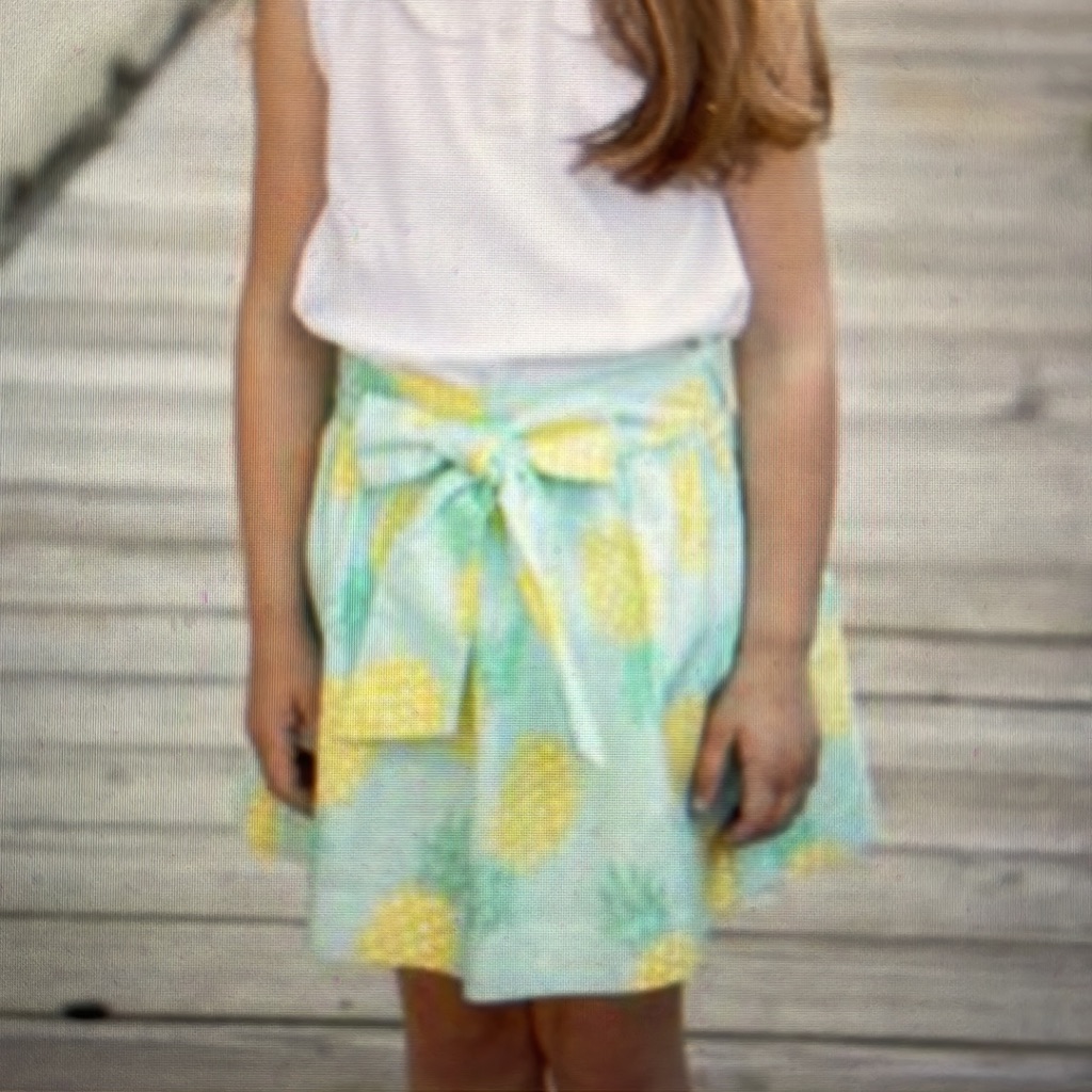 James & Lottie Girls Pineapple Skirt